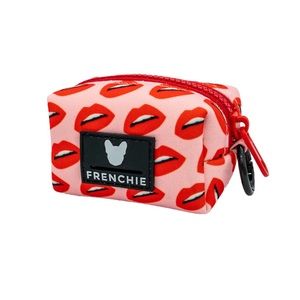 FRENCHIE POO BAG HOLDER - HOT LIPS